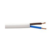 ADI 3182B Flexible Power Cable, 2x0.75, H05Z1Z1-F, 100M, White