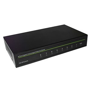 W Box 0E-8PGIGUN 8-Port Gigabit Unmanaged Ethernet Switch