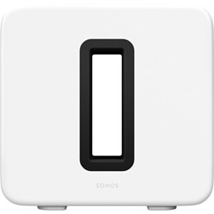 Sonos Sub Gen 3 Wireless Wi-Fi Subwoofer, White (SUBG3UK1)