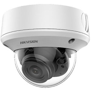 Hikvision DS-2CE5AH0T-AVPIT3ZF Value Series IP67 5MP IR 40M HDoC Dome Camera, 2.7-13.5mm Motorized Varifocal Lens, White