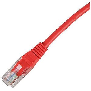 Connectix 003-4NB4-010005B Magic Patch Series CAT5e Patch Cable, LSZH with Latch Protection Boot, Shielded, RJ45, FTP, 1m, Red