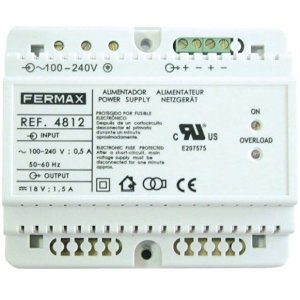 Fermax 4812 PSU DIN-6, 100-240V AC 18V DC, 1.5A