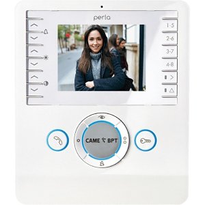 BPT PEV BI Perla Handset Free Colour Video Monitor, white