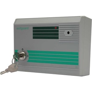 Hoyles EX104G Exitguard Series, Door Alarm with Integral Keyswitch, Battery Powered, Green