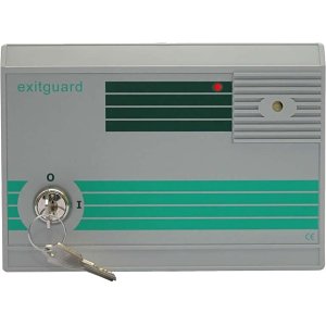 Hoyles EX105G Exitguard Series, Door Alarm with Integral Keyswitch, 12V DC, Green