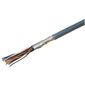 Belden 2403POF-V Aura Alternative Multicore Cable, Single Drain Wire and overall Foil shielded, Euroclass, Type 9503, 24 AWG size Conductors, 2 Pair, Grey