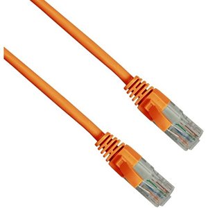 Connectix 003-3B5-005-07C Magic Patch Series CAT6 Patch Cable, RJ45 UPT, LSOH with Latch Protection Boot, 0.5m, Orange