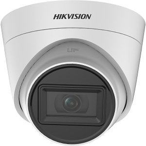 Hikvision DS-2CE78H0T-IT3FS Value Series 5MP Outdoor IR Turret Camera, 2.8mm Fixed Lens, White