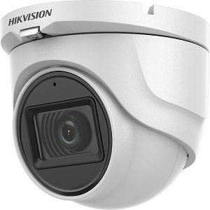 Hikvision DS-2CE76D0T-ITMFS Value Series 2MP IR HDoC Turret Camera, 2.8mm Fixed Lens, White