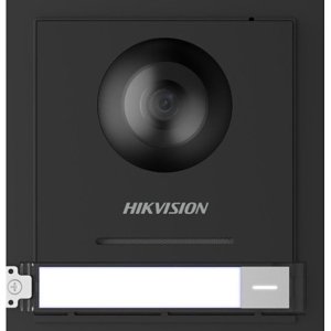 Hikvision DS-KD8003-IME1 Pro Series 1-Button Door Station Module with 2MP Camera, IP65, 12VDC, Black