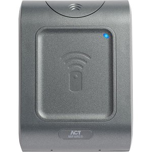 Vanderbilt MF140E ACTpro Series Proximity Reader, IP67 Surface and Flush Mount, Supports MIFARE ISO Cards and Fobs, Black
