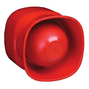 Eaton EF009 BiWire sounder and sounder VAD, BiWire, Sounder, EN54 Systems, Wall Mounted, Red Plastic