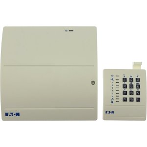 Eaton 9448 Scantronic Wired Alarm Control Panel with Remote 9427 Keypad, 7-Zone