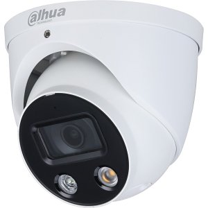 Dahua IPC-HDW3549H-AS-PV WizSense, IP67 5MP 2.8mm Fixed Lens, IR 30M Active Deterrence IP Turret Camera, White