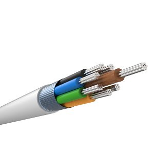 CQR CABS8 100M Type 2 PVC Screened 8 Core Professional Cable, White