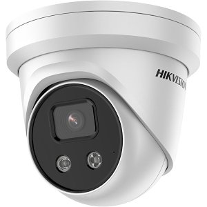 Hikvision DS-2CD2386G2-I Pro Series AcuSense IP67 4K IR 30M IP Turret Camera, 4mm Fixed Lens, White