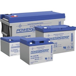 Power Sonic PG-12V14 PG Series, 12V, 14Ah, 6 Cells, Sealed Lead Acid Rechargable Battery, 20-Hr Rate Capacity