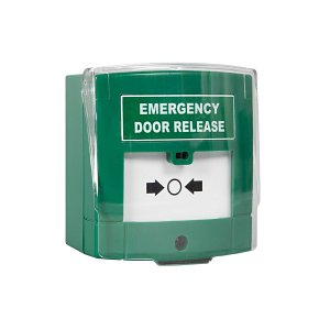 RGL EDR-2N Emergency Door Release with Plastic Front Covers, Green