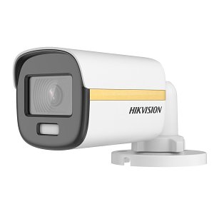 Hikvision DS-2CE10UF3T-E Turbo HD ColorVu 4K HDoC Mini Bullet Camera,  2.8mm Fixed Lens, White