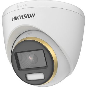 Hikvision DS-2CE72UF3T-E Turbo HD ColorVu 8MP HDoC Turret Camera, 3.6mm Fixed Lens, White