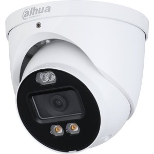 Dahua HAC-ME1809H-A-PV Active Deterrence, HDCVI IP67 4K 2.8mm Fixed Lens, IR 40M HDoC Turret Camera, White
