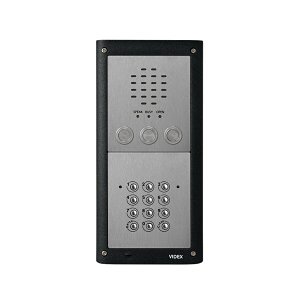 Videx VR4K-3S 4000 Series, 3-Way, Vandal Resistant Audio Door Kit, Includes Engraving, Surface Mount