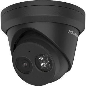 Hikvision DS-2CD2343G2-IU Pro Series AcuSense IP67 4MP IR 30M IP Turret Camera, 2.8mm Fixed Lens, Black
