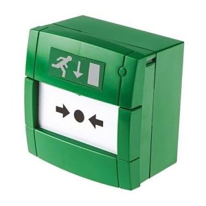 Notifier M4A-G000SF-K013-13 Manual Call Point, Surface Mount, Green