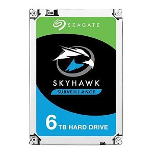 Seagate ST6000VXA01 SkyHawk 3.5 Hard Drive, 6TB, SATA 6Gb/s