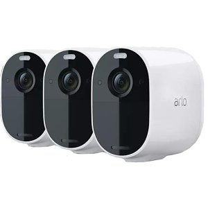 Arlo Essential Full HD Wireless White Spotlight Camera Pack Of 3