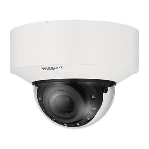 Hanwha XNV-C6083R Wisenet X Series, IP67 2MP 2.8-12mm Motorized Varifocal Lens, IR 40M IP Dome Camera, White