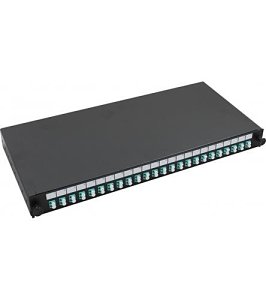 Connectix 009-022-040-06 Starlight Series LC Fibre Patch Panel, Multimode, 12-Way LC Duplex (6DX)