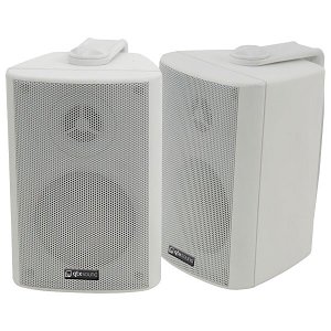 Adastra BC3-W BC Series 60W Stereo Background 2-Way Speakers, 106mm, Pair, White