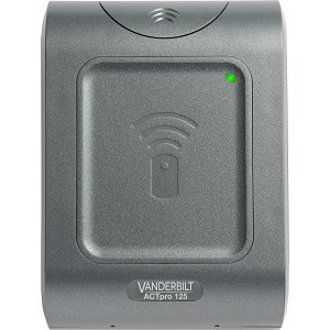 Vanderbilt EM1040E ACTpro Series Proximity Reader, IP65 Surface and Flush Mount, Supports ACTProx Cards and Fobs, Black
