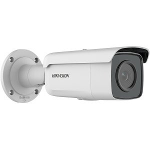 Hikvision DS-2CD2T46G2-2I Pro Series AcuSense 4MP IP67 IR IP Bullet Camera, 2.8mm Fixed Lens, White