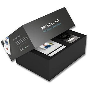2N Villa Smart Video Door Entry Kit, Includes IP Solo, Indoor Compact, (2) Mobile Video Licenses, and PoE Switch