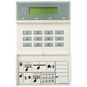 Eaton 9941 Scantronic Wired LCD Display Keypad, Grade 3, for 9853, 9851, 9752, 9751 and 9651 Alarm Systems