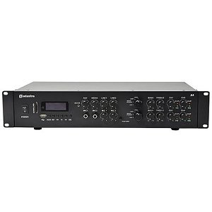 Adastra A4 A Series 4-Channel Stereo PA Amplifier, 4 x 200W, 4 Ohm with Bluetooth