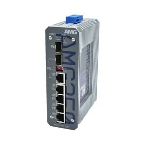 AMG 255-2F-1S AMG255 Series, Industrial Media Converter with 20W Power Supply Unit, 2 x 10-100Base-TX RJ45 Ports