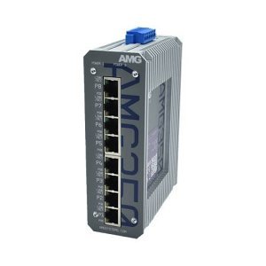 AMG 350-4G-1C-1S AMG350 Series, Industrial 6-Port Unmanaged Switch, 4 x 10-100-1000Base-TX RJ45 Ports, 12-56V DC
