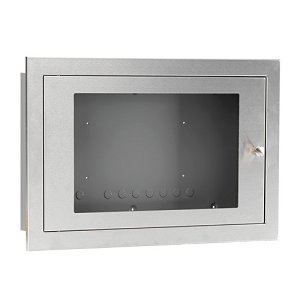 C-TEC BF359-3S Glazed Stainless-Steel Enclosure, Shallow Depth