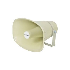 avsl EH30V Adastra Rectangular Horn Speaker 30W 100V, IP56 ABS, Ivory