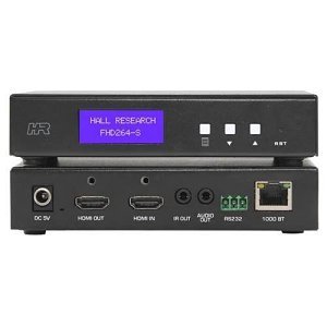 Hall FHD264-S AV and Control over IP Sender with Loop Output, Audio, RS232 over IP and IR