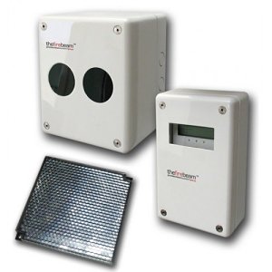 The Fire Beam Co FIREBEAMXTRA-AF XTRA-Series Anti-Fog Beam Smoke Detector, 7-70m (23'-230') Range