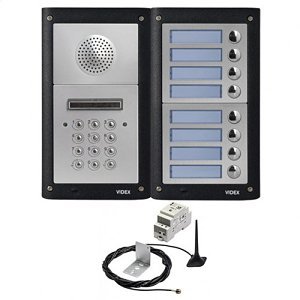 Videx GSM4KCR-8S/4G 4000 Series, 8-Button 4G GSM Audio Kit and Keypad, Surface Mount