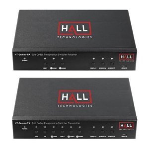 Hall HT-GEMINI 4K 6 Multiformat Input Extender Switch with USB Extension for Soft Codec