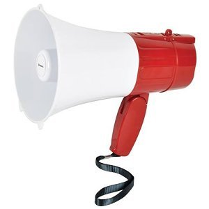 avsl L15RBT Adastra Portable Rechargeable Megaphone 15W, with USB-SD Player, 240s Looper and Bluetooth