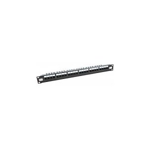 Connectix 009-001-001-40 24-Port CAT6 Patch Panel, UTP 20/20 Right Angled