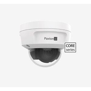 Paxton 010-102 Core Series, Ultra Low Light IP67 4MP 2.8mm Fixed Lens, IR 30M IP Dome Camera, White