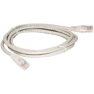 Connectix 003-4NB4-010-01B CAT5e Patch Cable, LSZH with Latch Protection Boot, Shielded, RJ45, FTP, 1m, Grey